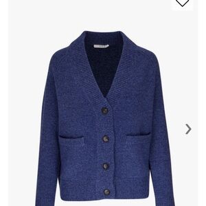 CO COLLECTION
Blue Mélange Wool Oversized Cardigan